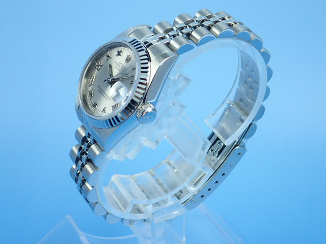 Rolex Datejust Silver Roman Ladies Ref.69174