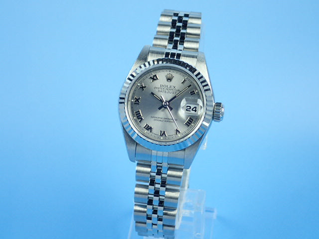 Rolex Datejust Silver Roman Ladies Ref.69174