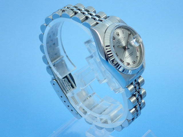 Rolex Datejust Silver Roman Ladies Ref.69174