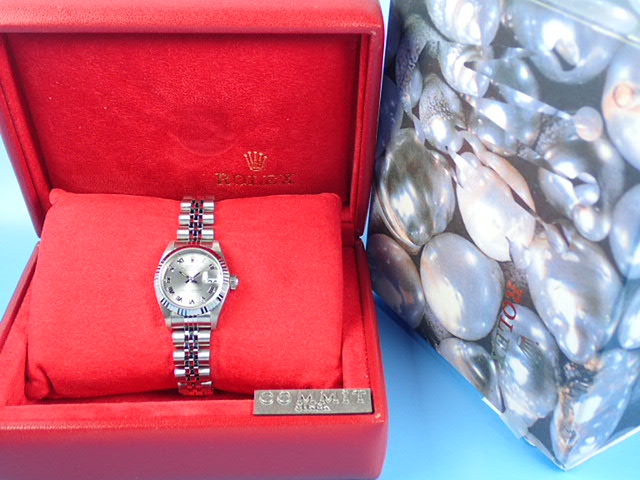 Rolex Datejust Silver Roman Ladies Ref.69174