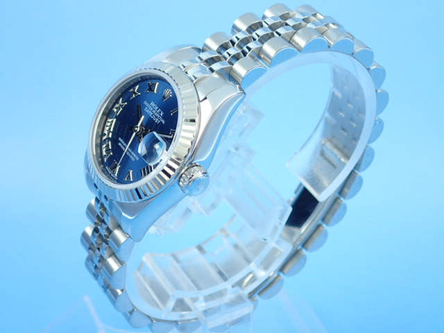ロレックス デイトジャスト Ref.179174 ブルーローマン文字盤 中古 datejust-96 ジュビリーブレスレット