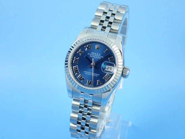 Rolex Datejust Blue Roman Ladies