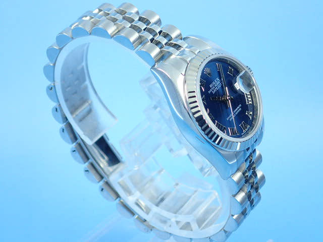 ロレックス デイトジャスト Ref.179174 ブルーローマン文字盤 中古 datejust-96 ジュビリーブレスレット