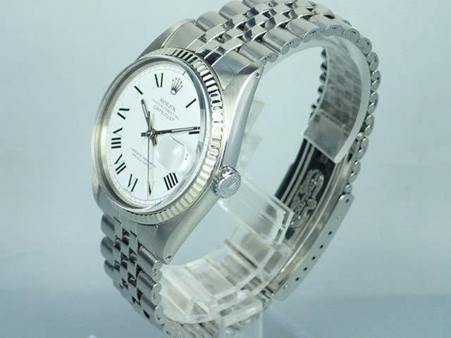 ロレックス デイトジャスト Ref.1601/4 マットホワイト文字盤 中古 datejust-98 ジュビリーブレスレット