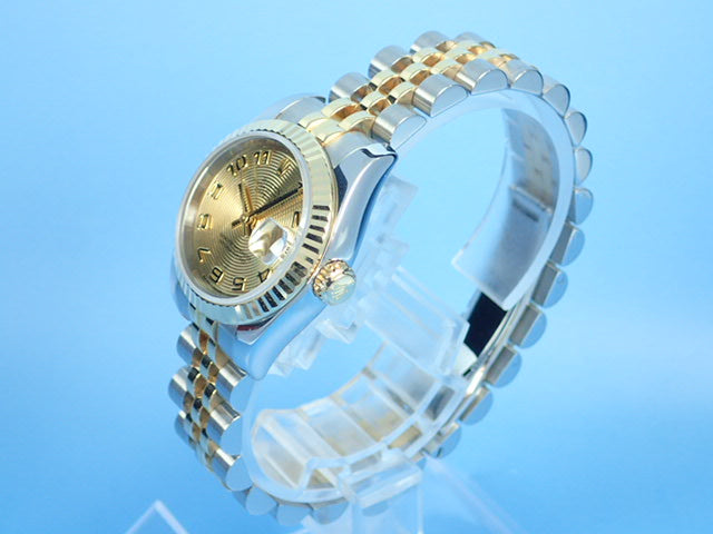 Rolex Datejust Yellow Concentric Dial Ladies