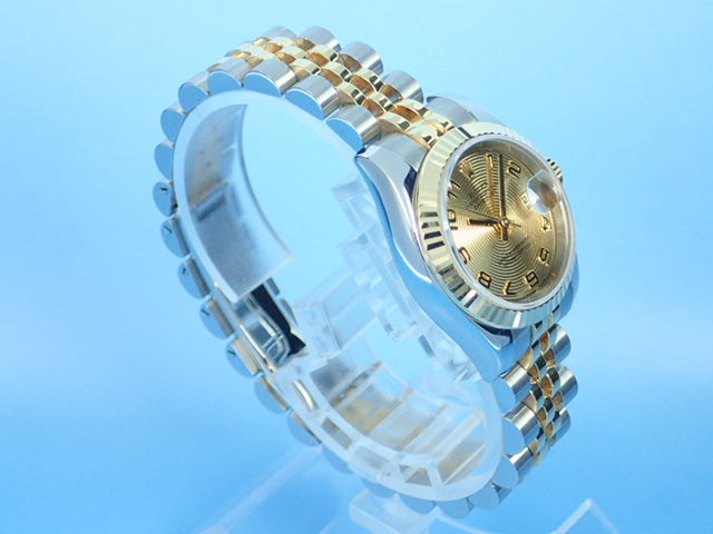 Rolex Datejust Yellow Concentric Dial Ladies