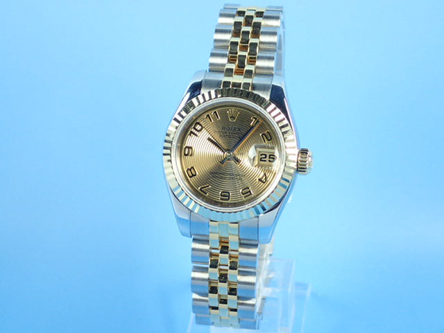 Rolex Datejust Yellow Concentric Dial Ladies