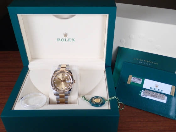 ロレックス デイトジャスト Ref.126333 シャンパン文字盤 中古 datejust-9