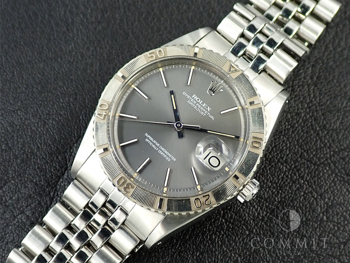ロレックス デイトジャスト サンダーバード Ref.1625/4 グレー文字盤 中古 46PZ5320