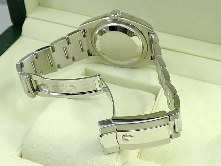 ロレックス デイトジャスト ターノグラフ Ref.116264 ステンレススチール/ホワイトゴールド ブラック文字盤 オイスターブレスレット