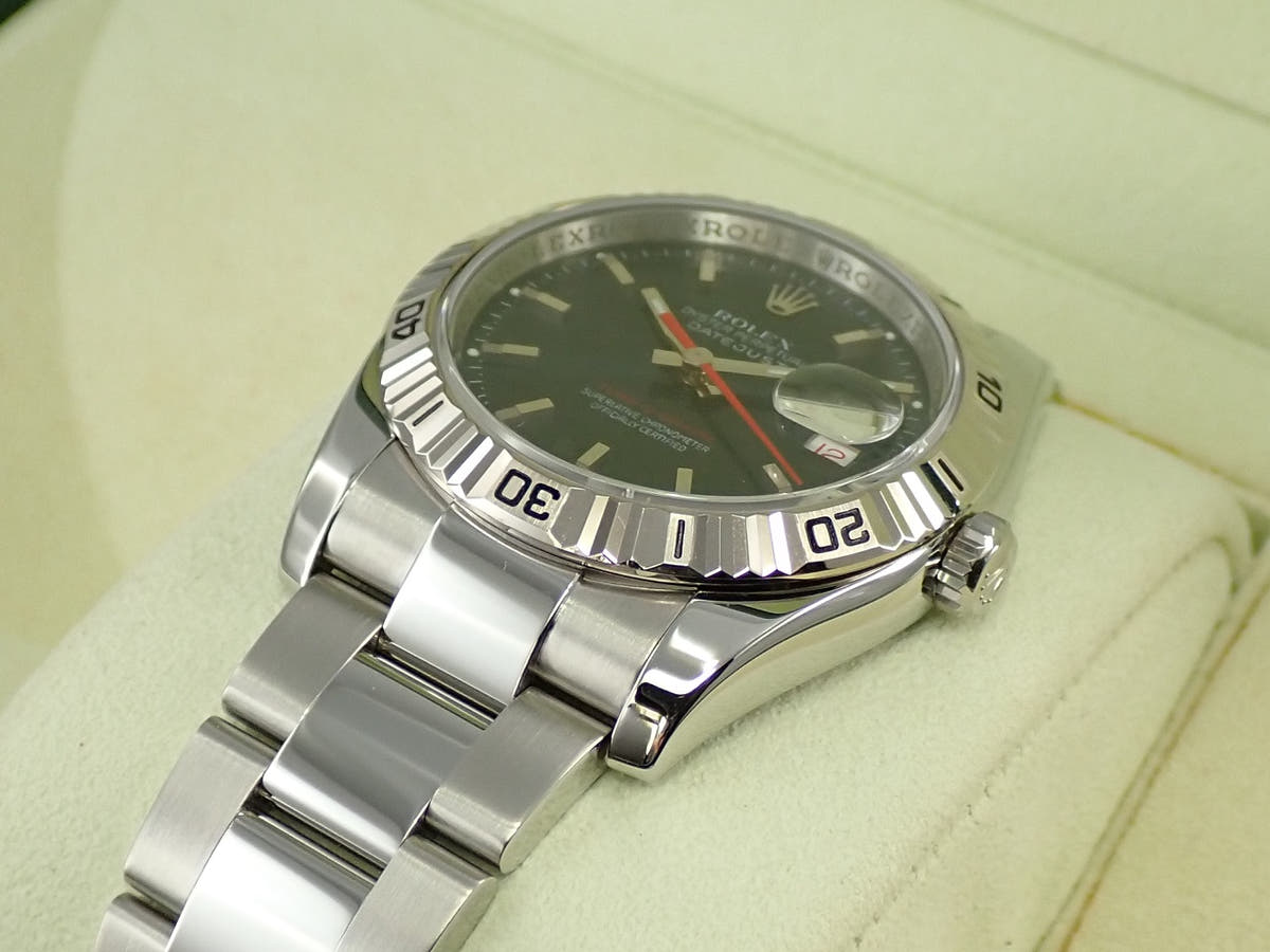 ロレックス デイトジャスト ターノグラフ Ref.116264 ブルー文字盤 美品 7TMHYJAX