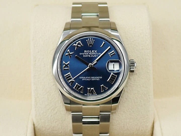 ロレックス デイトジャスト31 Ref.278240 ステンレススチール ブルー文字盤