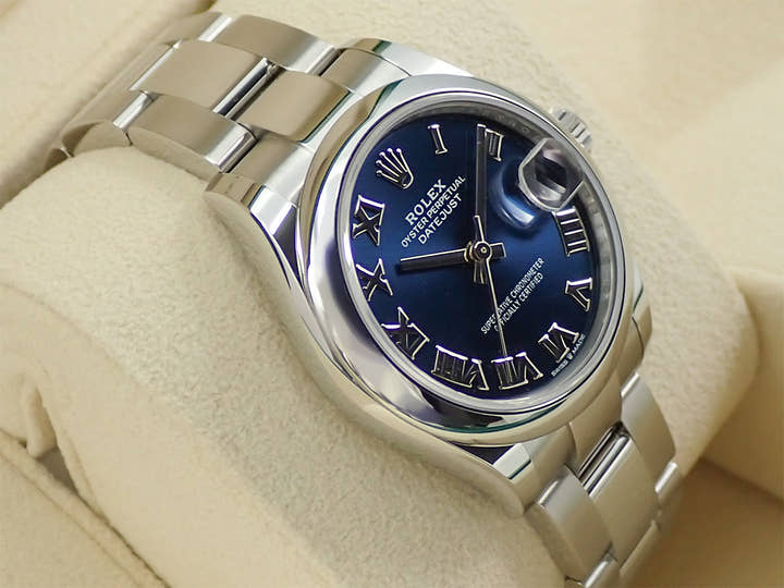 ロレックス デイトジャスト31 Ref.278240 ステンレススチール ブルー文字盤