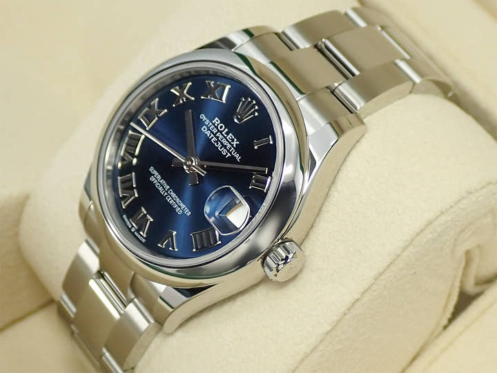 ロレックス デイトジャスト31 Ref.278240 ステンレススチール ブルー文字盤