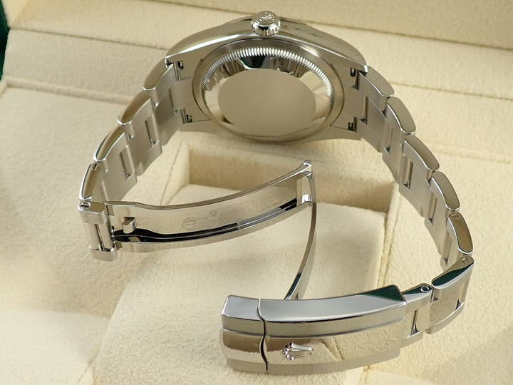 ロレックス デイトジャスト36 Ref.126234 ステンレススチール/ホワイトゴールド スレート文字盤 オイスターブレスレット