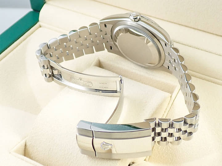 ロレックス デイトジャスト36 Ref.126200 ステンレススチール グリーンパーム文字盤 ジュビリーブレスレット