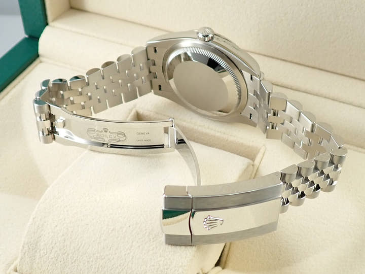 ロレックス デイトジャスト36 Ref.126234 ステンレススチール/ホワイトゴールド ミントグリーン文字盤 ジュビリーブレスレット 未使用 S0L7L3M9