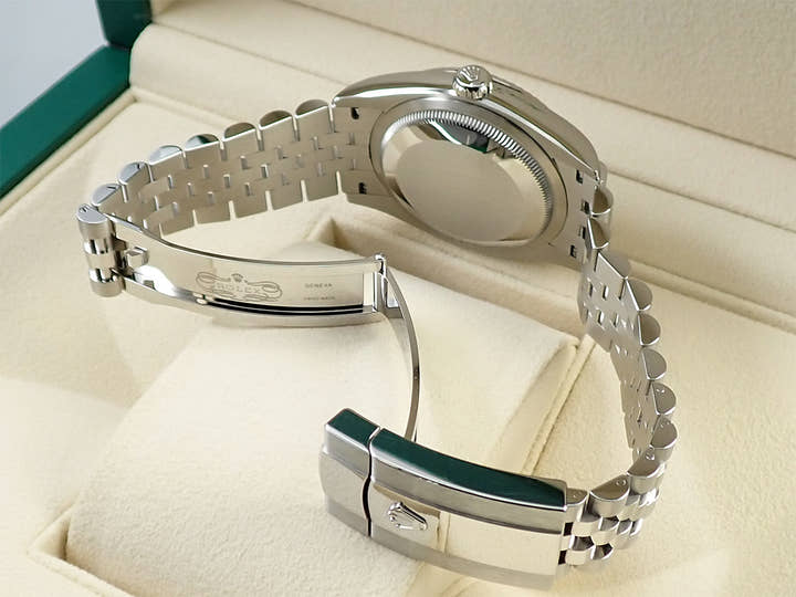 ロレックス デイトジャスト36 Ref.126234 ステンレススチール/ホワイトゴールド ブルー文字盤 ジュビリーブレスレット 美品 28Y6Z31A