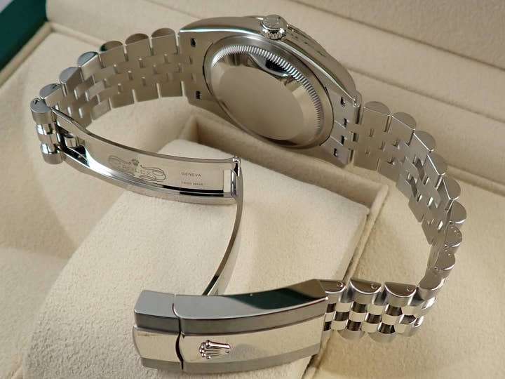 ロレックス デイトジャスト36 Ref.126234 ステンレススチール/ホワイトゴールド スレートローマン文字盤 ジュビリーブレスレット 未使用 3CCSVHVW