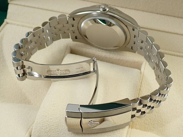 ロレックス デイトジャスト36 Ref.126234 ステンレススチール/ホワイトゴールド ブルー文字盤 ジュビリーブレスレット 美品 7KU13646