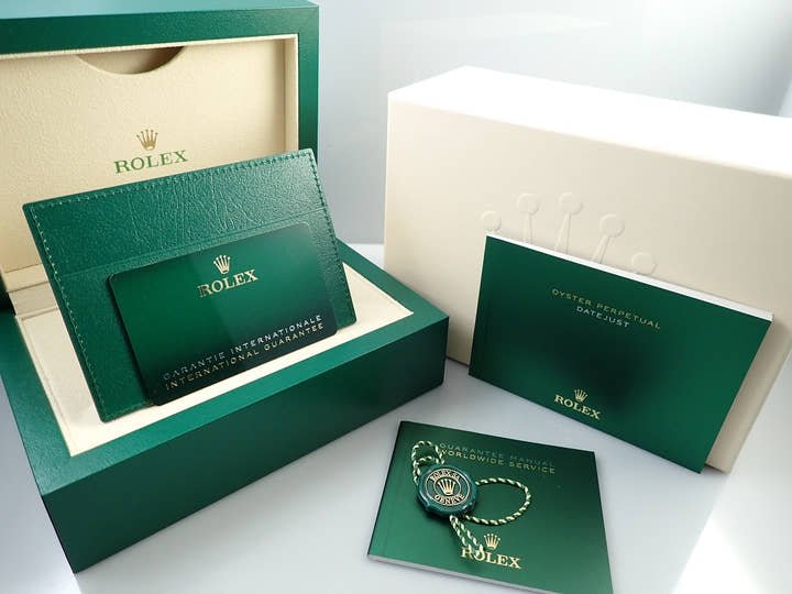 ロレックス デイトジャスト36 Ref.126234 ステンレススチール/ホワイトゴールド ブルー文字盤 ジュビリーブレスレット 美品 7KU13646