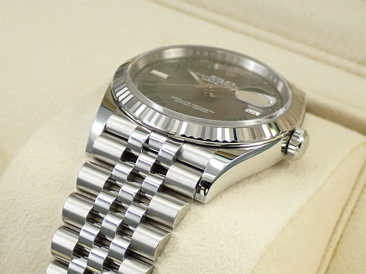 ロレックス デイトジャスト36 Ref.126234 スレート文字盤 中古 1KVURJHC