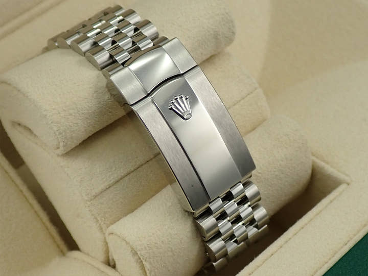 ロレックス デイトジャスト36 Ref.126234 ステンレススチール/ホワイトゴールド スレートローマン文字盤 ジュビリーブレスレット 美品 10PVXCVL