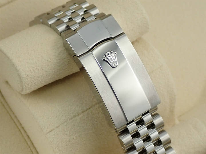 ロレックス デイトジャスト36 Ref.126234 ステンレススチール/ホワイトゴールド スレートローマン文字盤 ジュビリーブレスレット 未使用 P1J25385