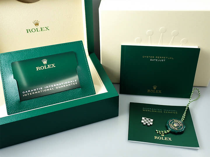 ロレックス デイトジャスト36 Ref.126234 ステンレススチール/ホワイトゴールド スレートローマン文字盤 ジュビリーブレスレット 未使用 P1J25385