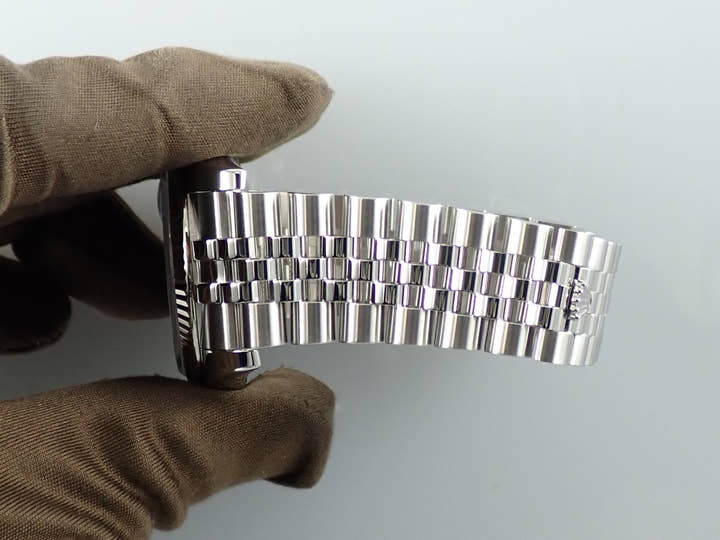 ロレックス デイトジャスト36 Ref.116234G ステンレススチール/ホワイトゴールド ソーダライトx10Pダイヤ文字盤 ジュビリーブレスレット