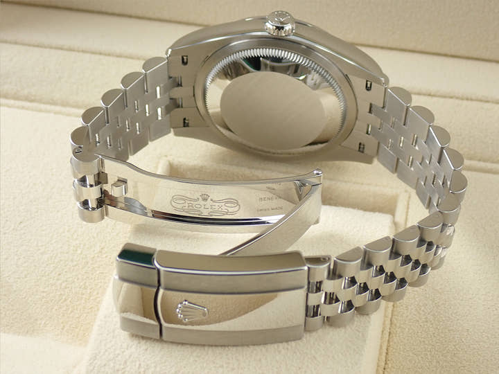 Rolex Datejust 36 Ref. 126200 Stainless Steel Bright Blue Dial Jubilee Bracelet