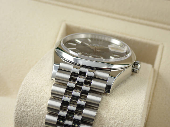 Rolex Datejust 36 Ref. 126200 Stainless Steel Bright Blue Dial Jubilee Bracelet