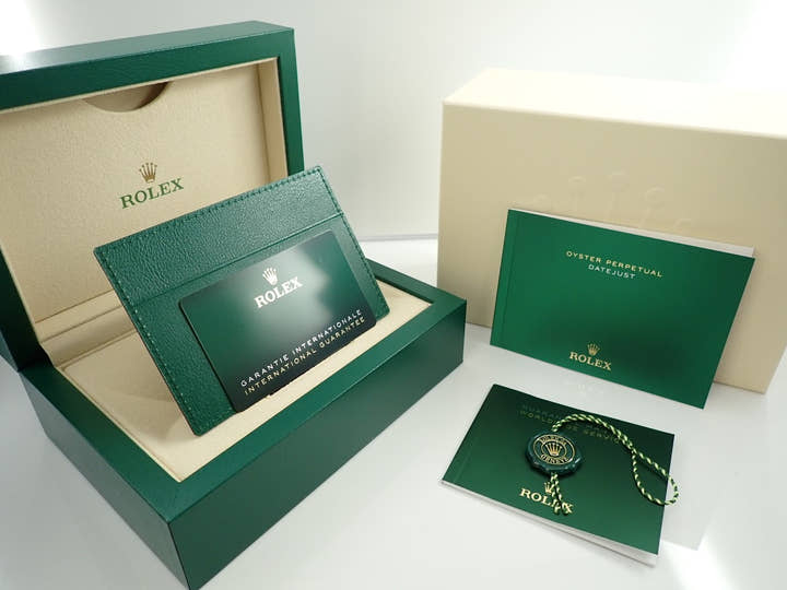 ロレックス デイトジャスト36 Ref.126233 ステンレススチール/イエローゴールド スレートローマン文字盤 オイスターブレスレット