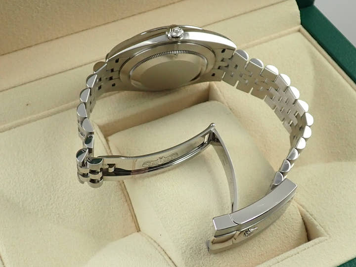 ロレックス デイトジャスト41 Ref.126300 ステンレススチール スレートローマン文字盤 ジュビリーブレスレット 中古 58YFC115