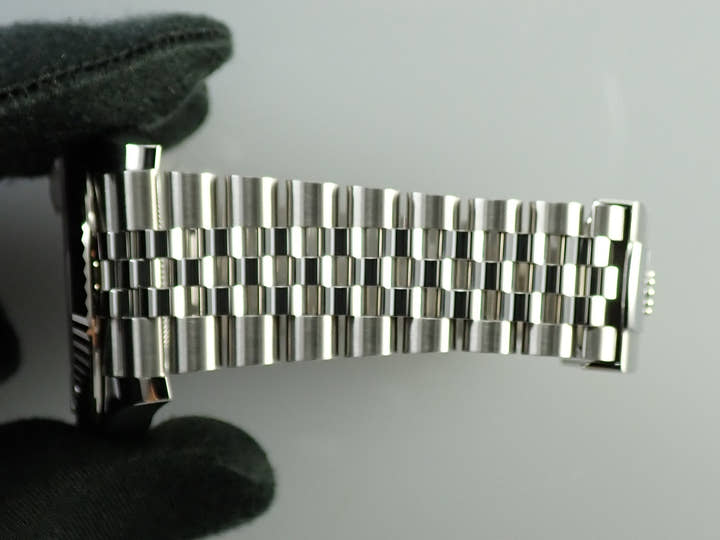 ロレックス デイトジャスト41 Ref.126334 ステンレススチール/ホワイトゴールド スレートx10Pダイヤ文字盤 ジュビリーブレスレット