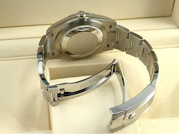 ロレックス デイトジャスト41 Ref.126300 ステンレススチール スレートローマン文字盤 オイスターブレスレット