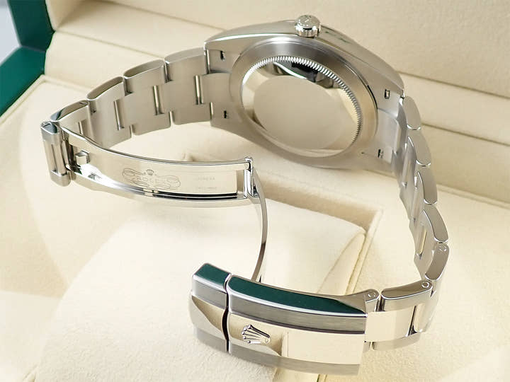 ロレックス デイトジャスト41 Ref.126334 ステンレススチール/ホワイトゴールド ホワイトローマン文字盤 オイスターブレスレット