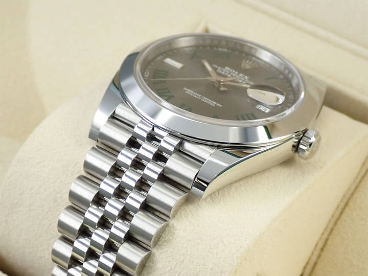 ロレックス デイトジャスト41 Ref.126300 ステンレススチール スレートローマン文字盤 ジュビリーブレスレット 極美品 Z6628901