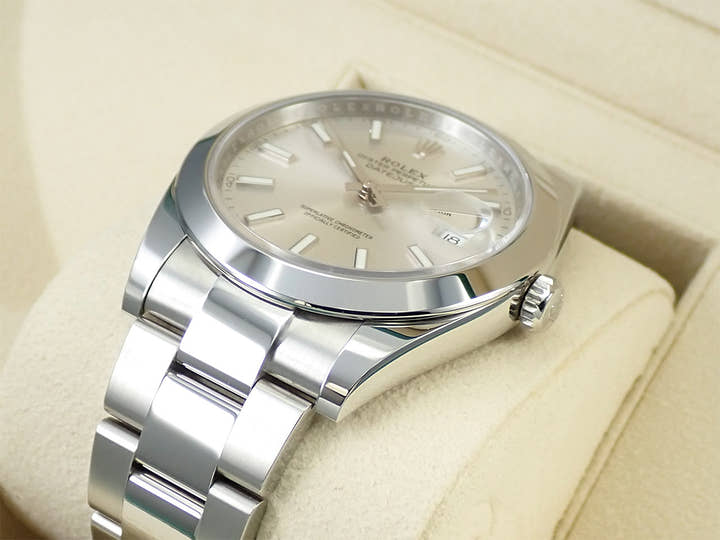 ロレックス デイトジャスト41 Ref.126300 ステンレススチール シルバー文字盤 オイスターブレスレット 美品 959V745K