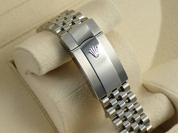 ロレックス デイトジャスト41 Ref.126334 ステンレススチール/ホワイトゴールド スレートローマン文字盤 ジュビリーブレスレット 未使用 72F0P5V4