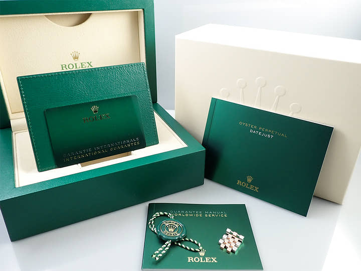 ロレックス デイトジャスト41 Ref.126301 ステンレススチール/エバーローズゴールド スレートローマン文字盤 ジュビリーブレスレット 未使用 2PS5HKY9