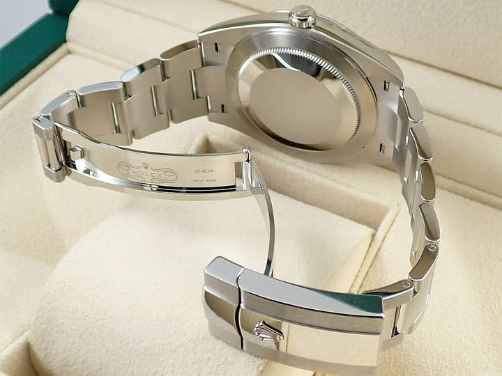 ロレックス デイトジャスト41 Ref.126334 ステンレススチール/ホワイトゴールド アズーロブルー文字盤 オイスターブレスレット