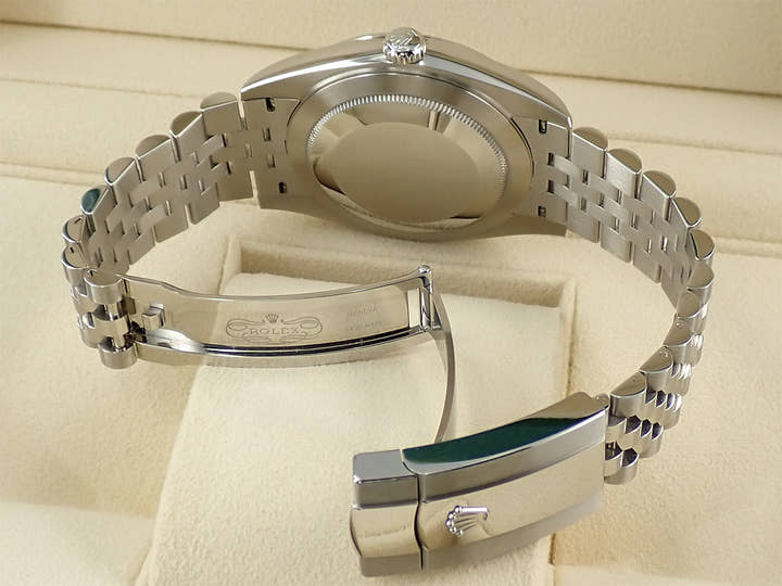 ロレックス デイトジャスト41 Ref.126334 ステンレススチール/ホワイトゴールド ブライトブルー文字盤 ジュビリーブレスレット