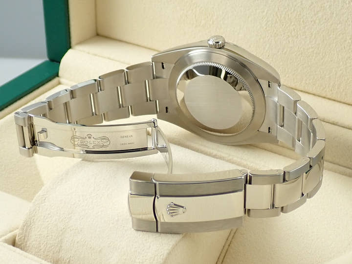 ロレックス デイトジャスト41 Ref.126334 ステンレススチール/ホワイトゴールド スレートローマン文字盤 オイスターブレスレット