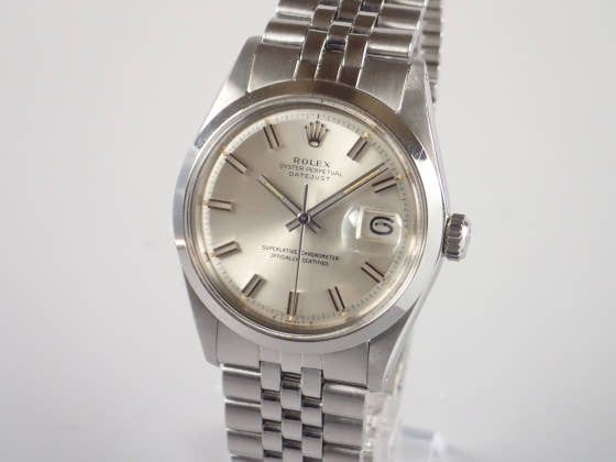 ロレックス デイトジャスト Ref.1600 シルバー文字盤 中古 datejust