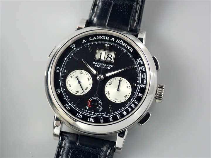 A.ランゲ＆ゾーネ ダトグラフ Ref.405.035 ブラック文字盤 中古 datograph-10