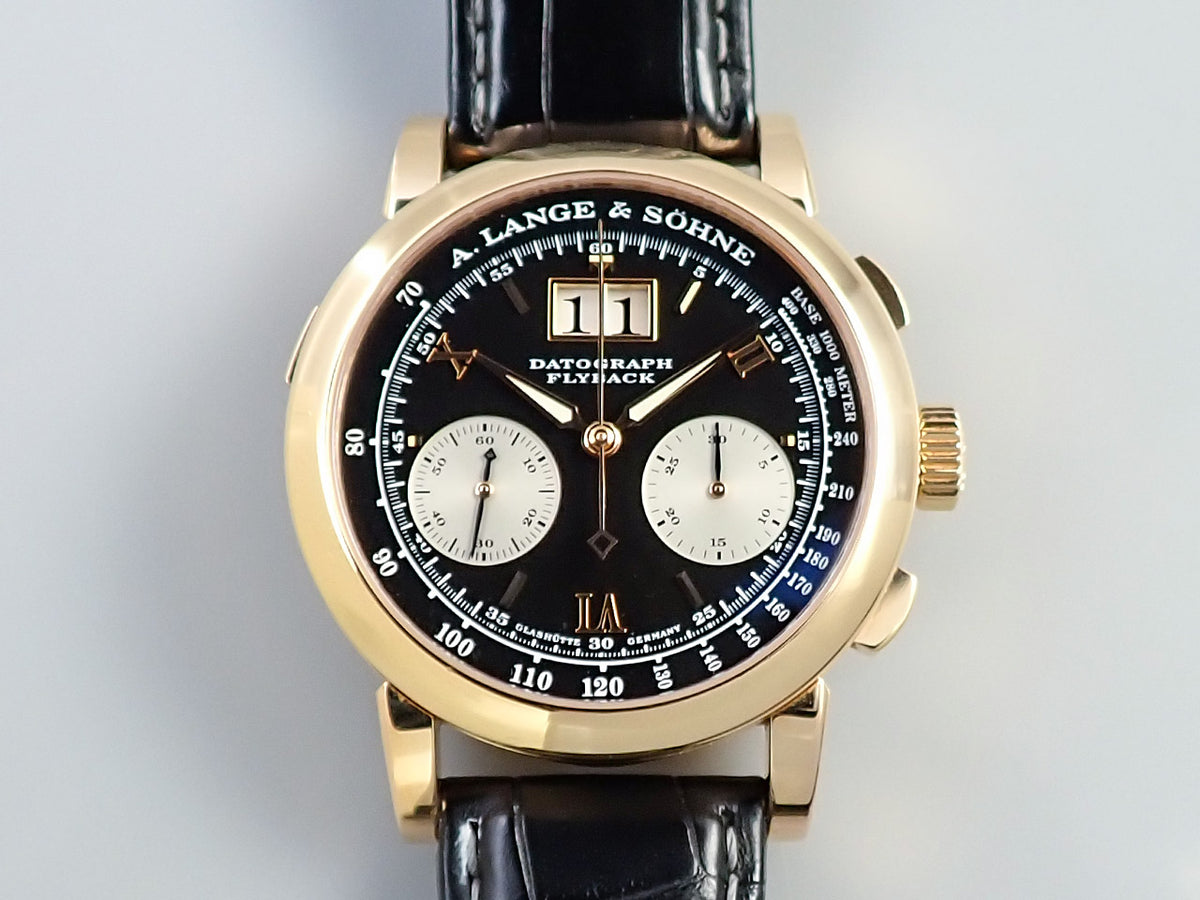 A.ランゲ＆ゾーネ ダトグラフ Ref.403.031 ブラック文字盤 中古 4AA638JF
