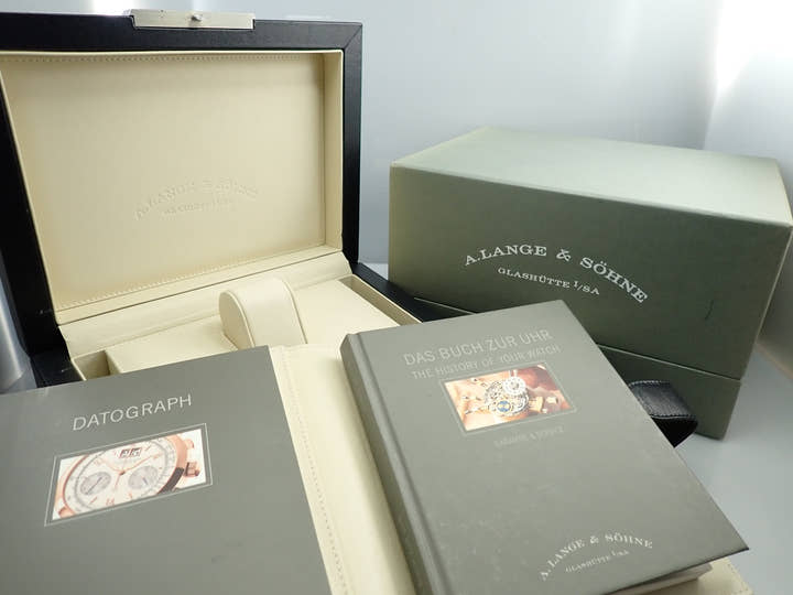 A.ランゲ＆ゾーネ ダトグラフ Ref.403.035 ブラック文字盤 中古 3PCLKYLU