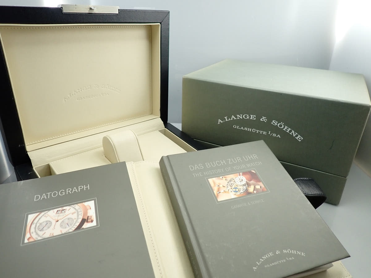A.ランゲ＆ゾーネ ダトグラフ Ref.403.035 ブラック文字盤 中古 3PCLKYLU