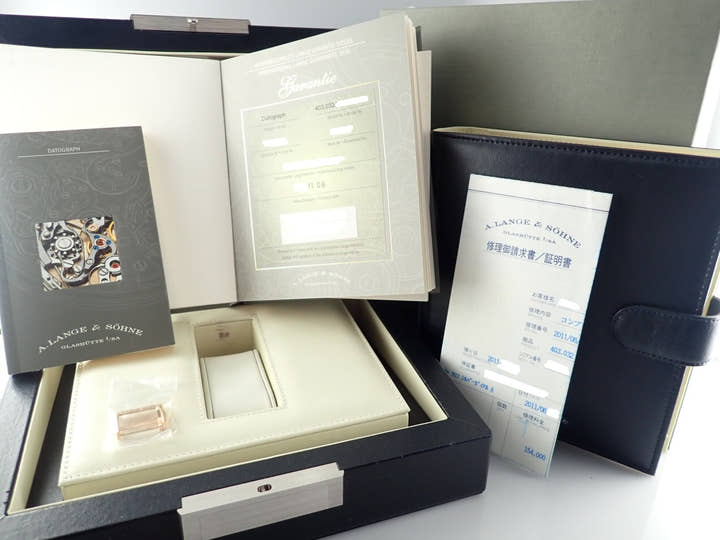 A.ランゲ＆ゾーネ ダトグラフ Ref.403.032 シルバー文字盤 中古 datograph-4